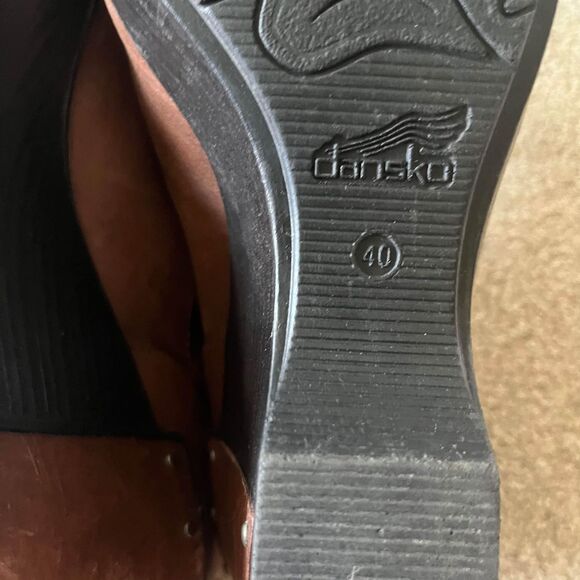 Dansko Franka Bootie Brown Leather Size 40 / 9 - Picture 9 of 9
